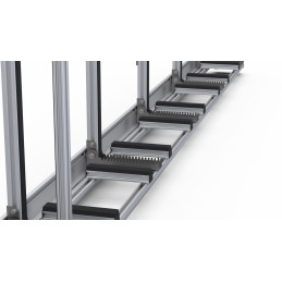 Pupitre extérieur Monobloc Maxus Deliver 9 L2H2 - Trottoir 220mm - Aluminium anodisé - 2