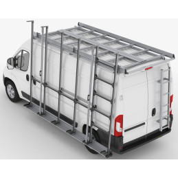 Pupitre extérieur Monobloc Maxus Deliver 9 L3H2 - Trottoir 220mm - Aluminium anodisé - 5