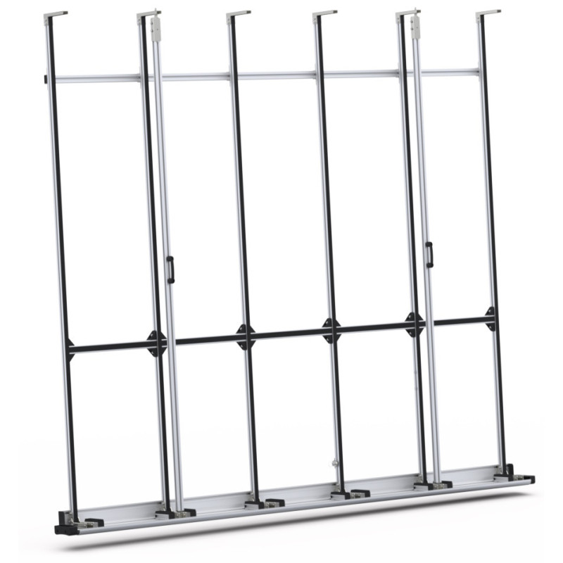 Pupitre extérieur Monobloc Maxus Deliver 9 L3H3 - Trottoir 220mm - Aluminium anodisé