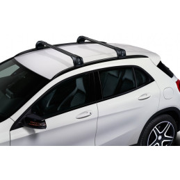 2 Barres de toit Aluminium Noir Texturé 106/98cm Maxus Euniq 5 portes - 4