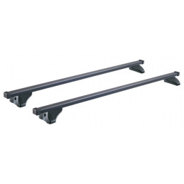 2 Barres de toit Acier Noir 130cm Maxus Euniq 5 portes