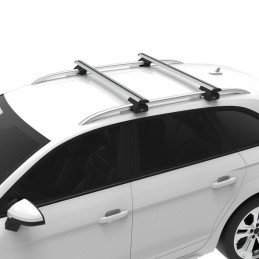 2 Barres de toit Aluminium 128cm Maxus T60 double cabine - 4