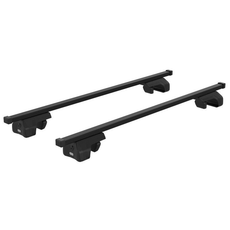 2 Barres de toit Acier Noir 130cm Maxus T60 double cabine