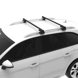 2 Barres de toit Acier Noir 130cm Maxus T60 Max double cabine - 4