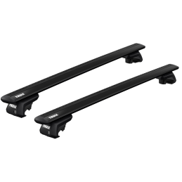 2 Barres de toit Thule WingBar Evo en Aluminium Noir 108cm pour Cupra Formentor 5 portes