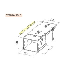 Matelas SOLO Ultimate Sport 8cm d'épaisseur