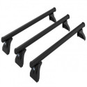 3 Barres de toit Acier Epoxy 145cm Peugeot Expert