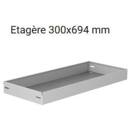 Rangement métallique 812x300x890 - Position droite