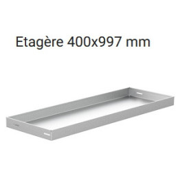 Rangement métallique 1107x300x890 - Position droite