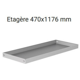 Rangement métallique 1252x503x1605 - Position droite