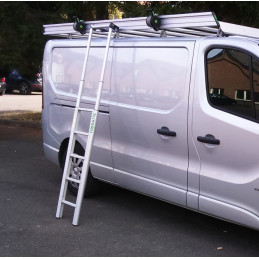 Echelle Télescopique Aluminium pour Citroën Jumper H1 - Portes Battantes Echelle Télescopique Aluminium pour Citroën Jumper H1 - Portes Battantes