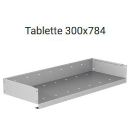 Rangement métallique 850x300x1000 - Position droite