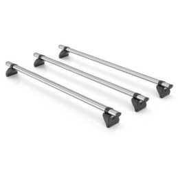 3 Barres de toit Acier 166cm pour Ford Transit 2T