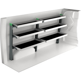 Rangement métallique 2270x470x1000 - Position gauche Rangement métallique 2270x470x1000 - Position gauche