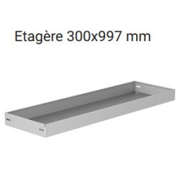 Rangement métallique 895x300x890 - Position droite