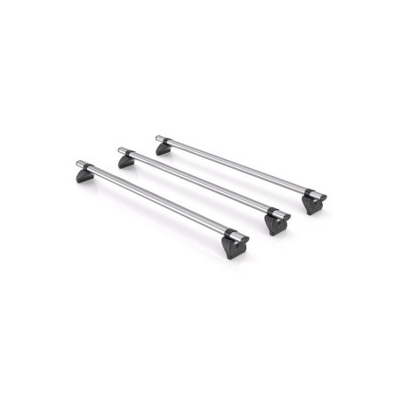 3 Barres de toit Acier 140cm pour Opel Combo