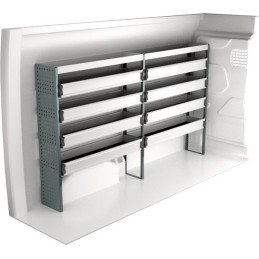 Rangement métallique 2248x300x1440 - Position gauche Rangement métallique 2248x300x1440 - Position gauche