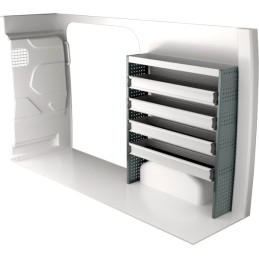 Rangement métallique 1240x300x1440 - Position droite Rangement métallique 1240x300x1440 - Position droite