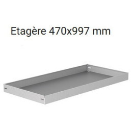 Rangement métallique 1240x470x920 - Position droite