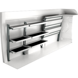 Rangement métallique 2840x470x1512 - Position gauche Rangement métallique 2840x470x1512 - Position gauche