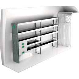 gauche Iveco Daily L2H2 à partir de Juillet 2014 (L:245 x P:30 x H:144)