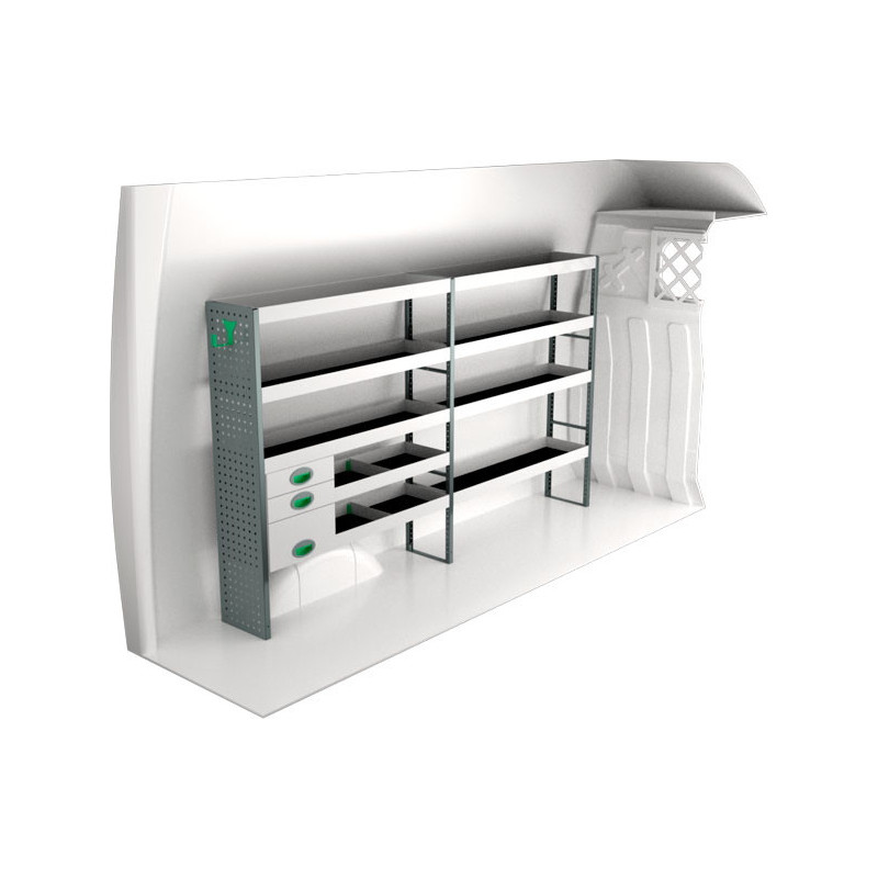 gauche Iveco Daily L2H2 à partir de Juillet 2014 (L:245 x P:30 x H:144)