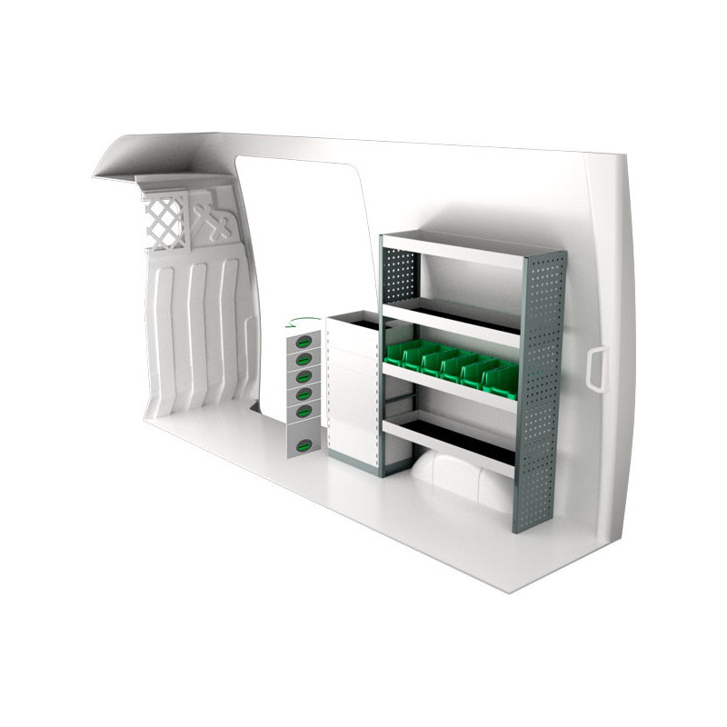 gauche ou droit Iveco Daily L2H2 à partir de Juillet 2014 (L:153 x P:30 x H:144)