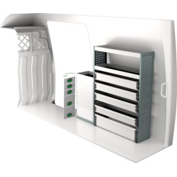 gauche ou droit Iveco Daily L2H2 à partir de Juillet 2014 (L:153 x P:30 x H:144)