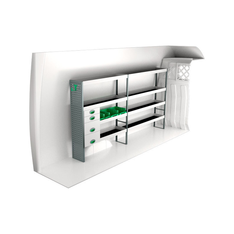 gauche Iveco Daily L3H2 à partir de Juillet 2014 (L:266 x P:30 x H:144)