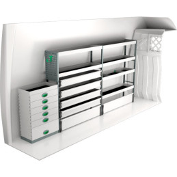 gauche Iveco Daily L3H2 à partir de Juillet 2014 (L:305 x P:30 x H:144)