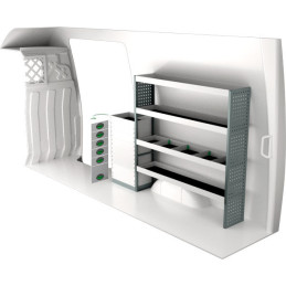 Rangement métallique 1880x300x1440 - Position droite Rangement métallique 1880x300x1440 - Position droite
