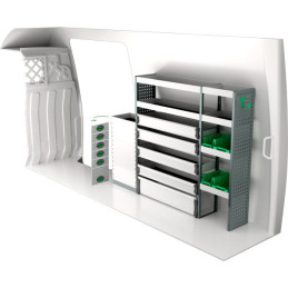 gauche ou droit Iveco Daily L3H2 à partir de Juillet 2014 (L:195 x P:30 x H:144)