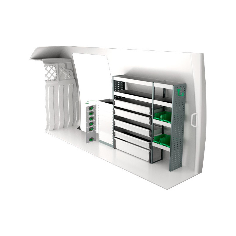 gauche ou droit Iveco Daily L3H2 à partir de Juillet 2014 (L:195 x P:30 x H:144)