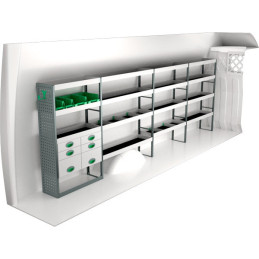 gauche Iveco Daily L4H2 à partir de Juillet 2014 (L:411 x P:30 x H:144)