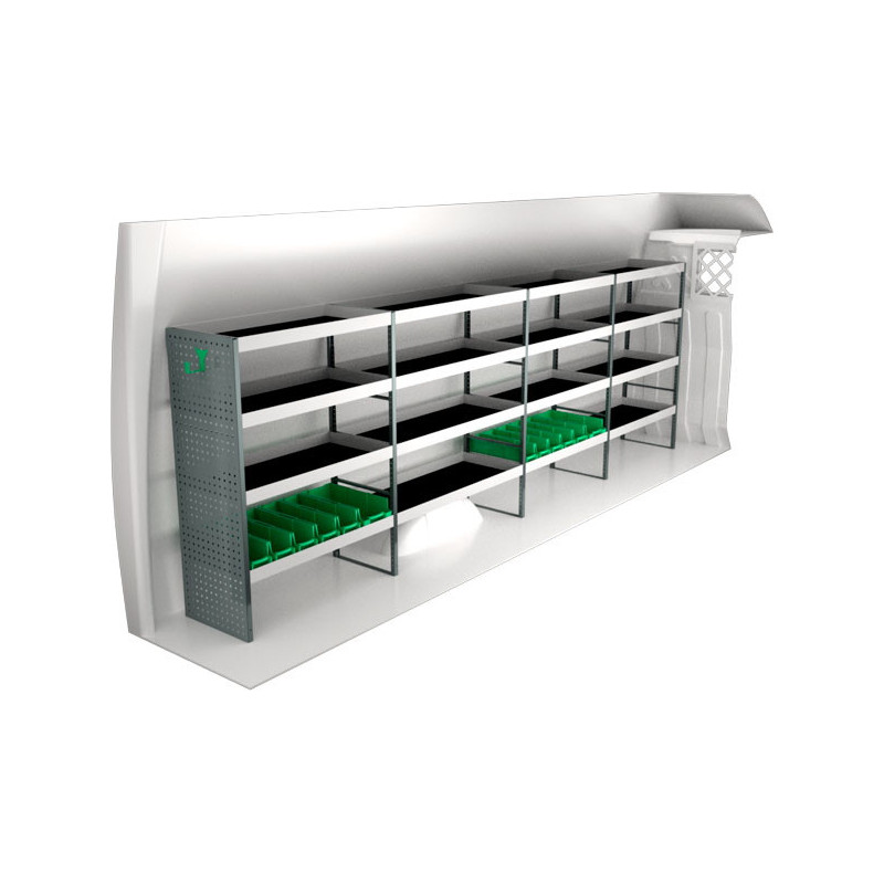 gauche Iveco Daily L4H2 à partir de Juillet 2014 (L:432 x P:47 x H:144)