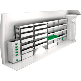 gauche Iveco Daily L4H2 à partir de Juillet 2014 (L:432 x P:30 x H:144)