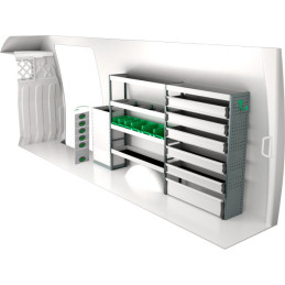 gauche ou droit Iveco Daily L4H2 à partir de Juillet 2014 (L:273 x P:30 x H:144)