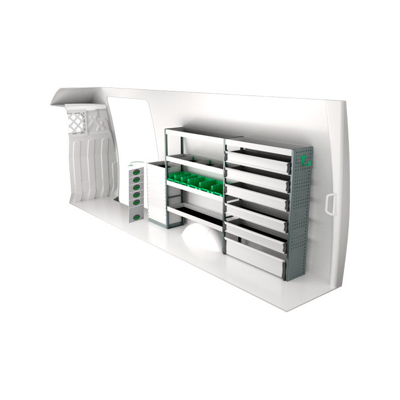 gauche ou droit Iveco Daily L4H2 à partir de Juillet 2014 (L:273 x P:30 x H:144)