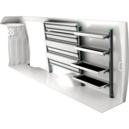 gauche ou droit Iveco Daily L4H2 à partir de Juillet 2014 (L:266 x P:47 x H:178)