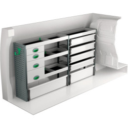 Rangement métallique 1875x300x1000 - Position gauche Rangement métallique 1875x300x1000 - Position gauche