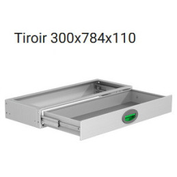 Rangement métallique 1875x300x1000 - Position gauche