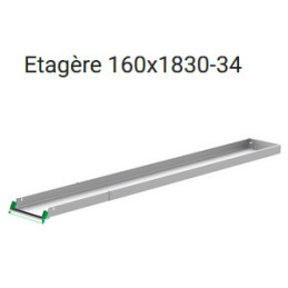 Rangement métallique 2501x300x1220 - Position droite