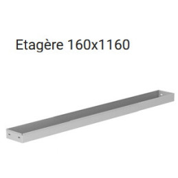 Rangement métallique 1319x300x1220 - Position droite