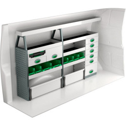 Rangement métallique 1875x300x1185 - Position gauche Rangement métallique 1875x300x1185 - Position gauche