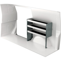 Rangement métallique Gauche ou Droit Volkswagen Transporter T6 L1 à partir de Juin 2015 (L:97 x P:30 x H:89)