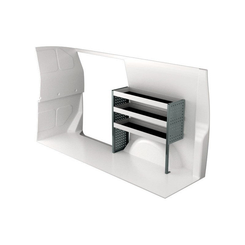 Rangement métallique Gauche ou Droit Volkswagen Transporter T6 L1 à partir de Juin 2015 (L:97 x P:30 x H:89)