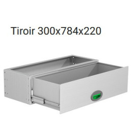 Rangement métallique 1240x300x1000 - Position droite