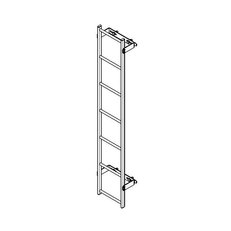 Echelle Acier Galvanisé - Portes Battantes