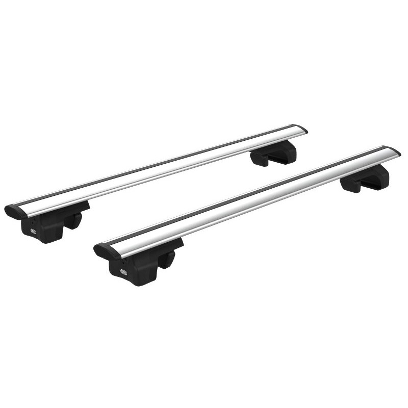 Barres de toit en aluminium pour Dacia Sandero mk II Hayon (2013