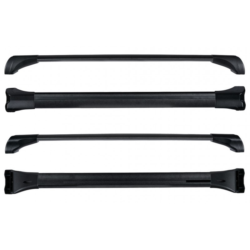 Tiger Barres de toit transversales pour Hyundai i30 Wagon 2016-2020 Noir